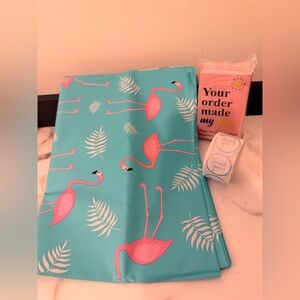 610 pc Shipping Bundle 10 Pink Flamingo Poly’s, stickers, & thank you cards.